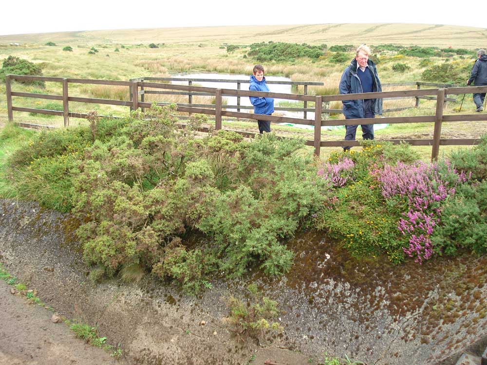 View at the far (northern) end of the main reservoir with the extension in the background